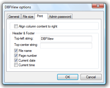  Options Dialog 